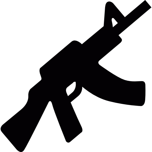 Submachine gun free icon