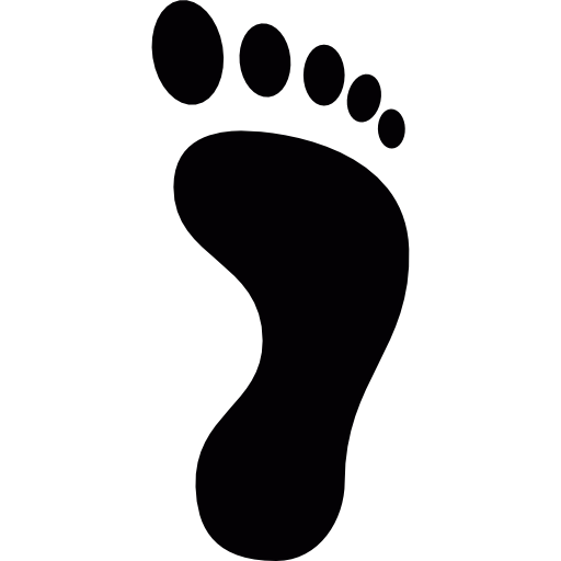 Footprint free icon