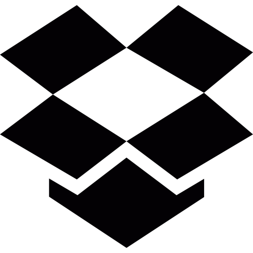 logotipo de dropbox icono gratis