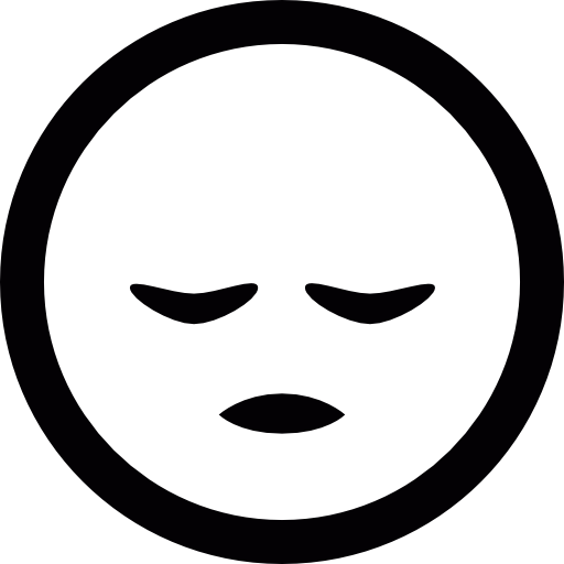 schlafendes emoticon kostenlos Icon
