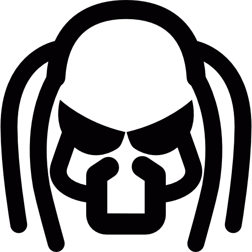 Predator head free icon