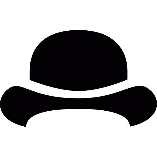 Bowler hat free icon