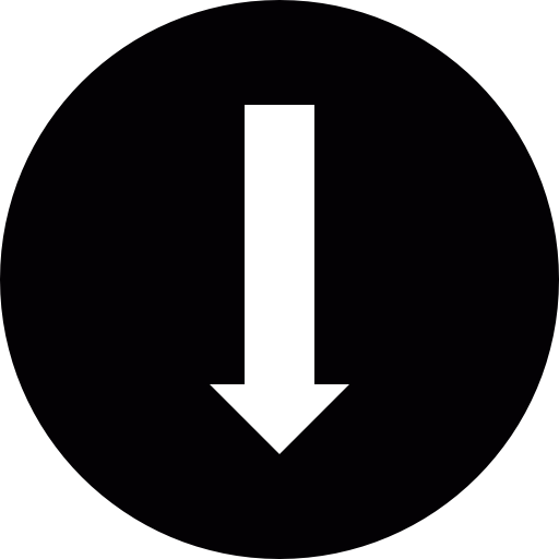 Arrow pointing to down free icon