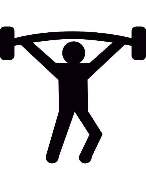 Weight lift free icon