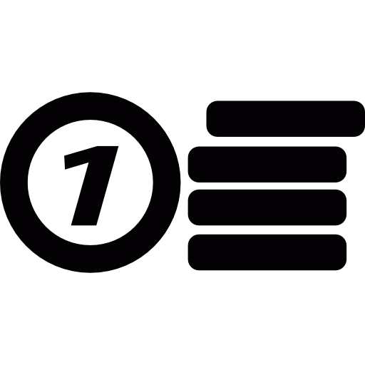 Number and database free icon