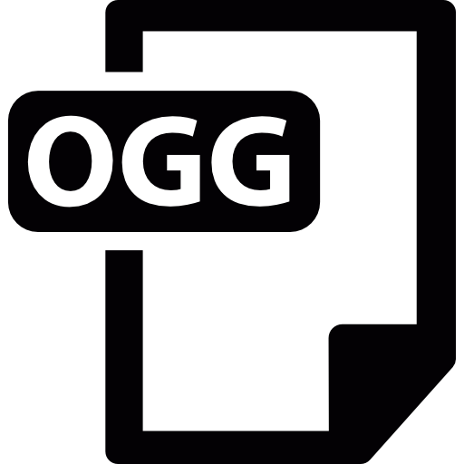 fichier ogg Icône gratuit