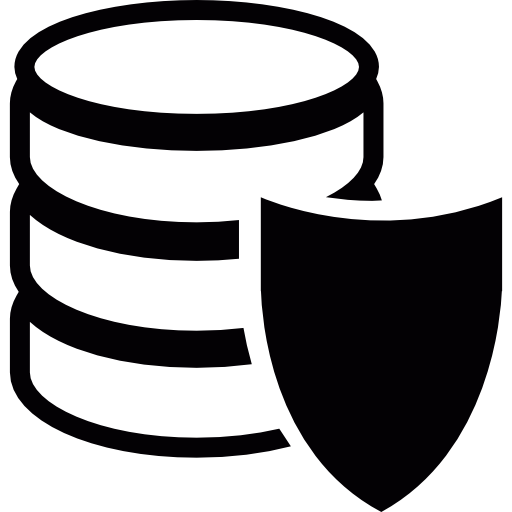 protección de base de datos icono gratis