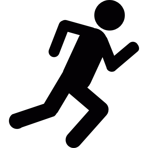 running stick figure png