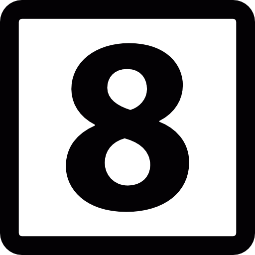 Number 8 - Free signs icons