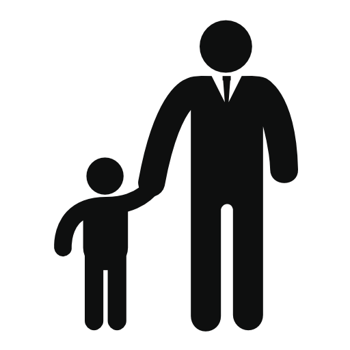 Padre e hijo - Iconos gratis de personas