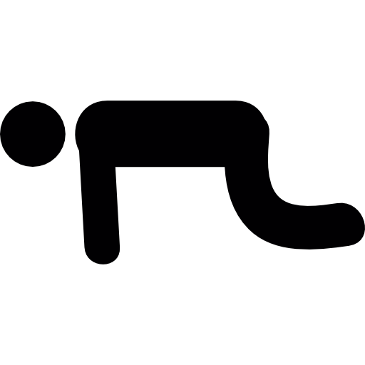 Man doing pushups free icon
