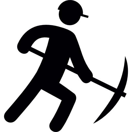 Worker Digging a Hole free icon