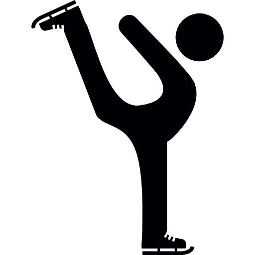 아이스 스케이트 댄서 무료 아이콘