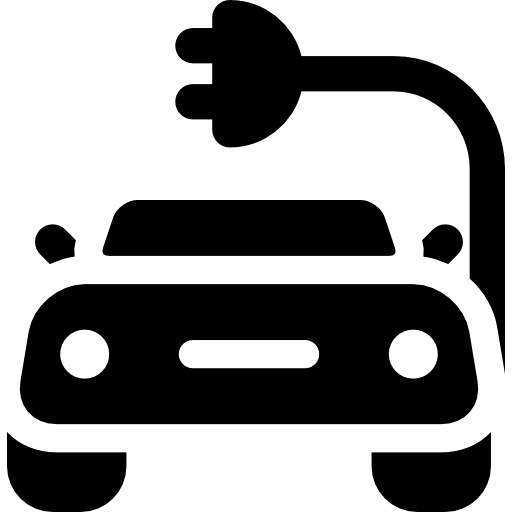 coche eléctrico icono gratis