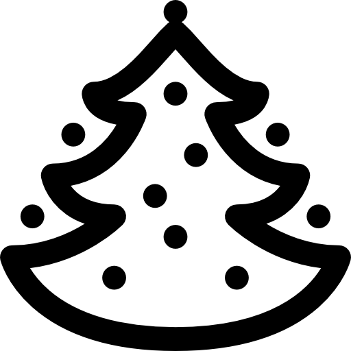 Árbol de navidad icono gratis