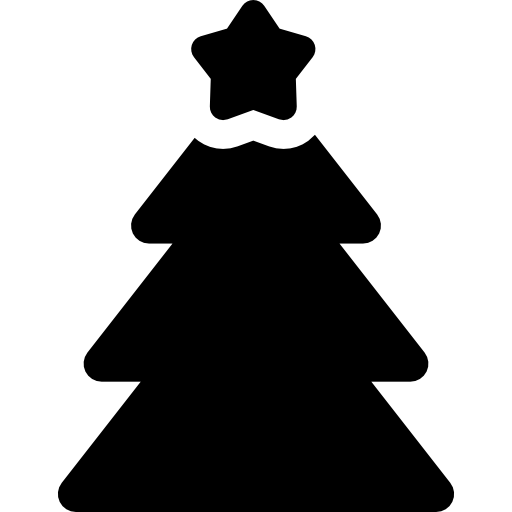 Árbol de navidad icono gratis