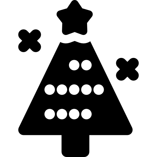 Árbol de navidad icono gratis