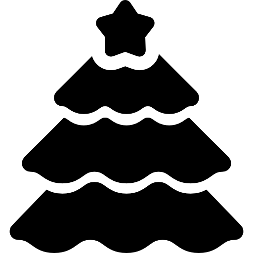 Árbol de navidad icono gratis