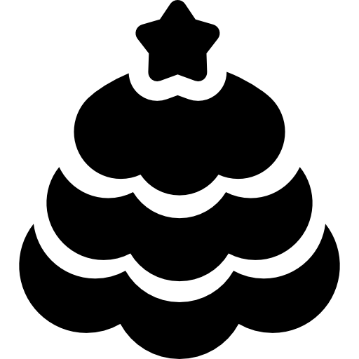 Árbol de navidad icono gratis