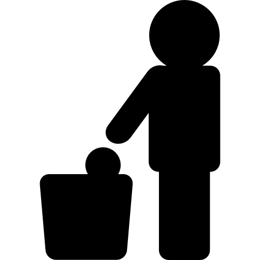 Trash Sign Icon