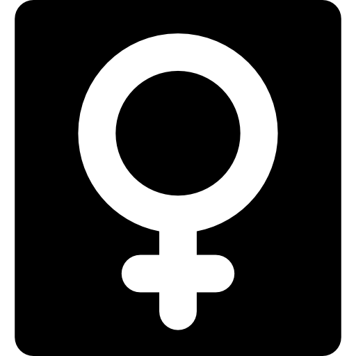 signo femenino icono gratis