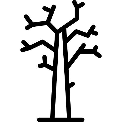 Árbol seco icono gratis