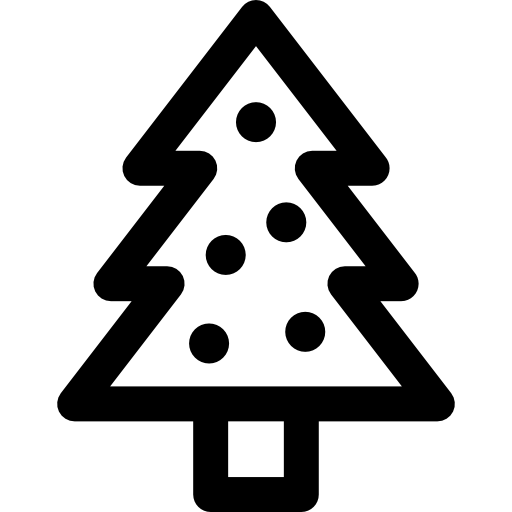 Árbol de navidad icono gratis