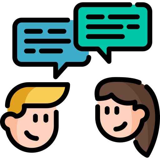 Conversação - ícones de pessoas grátis