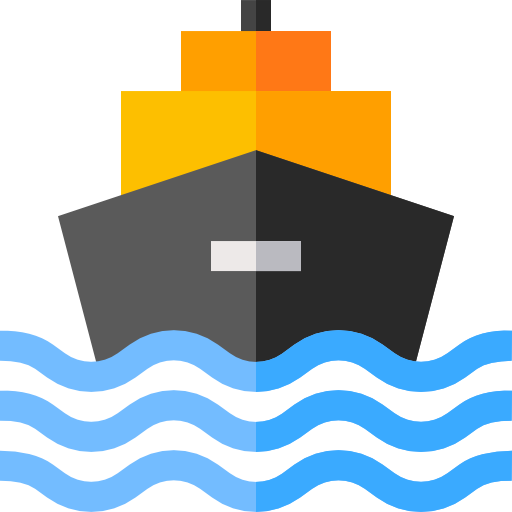 Ship Basic Straight Flat Icon