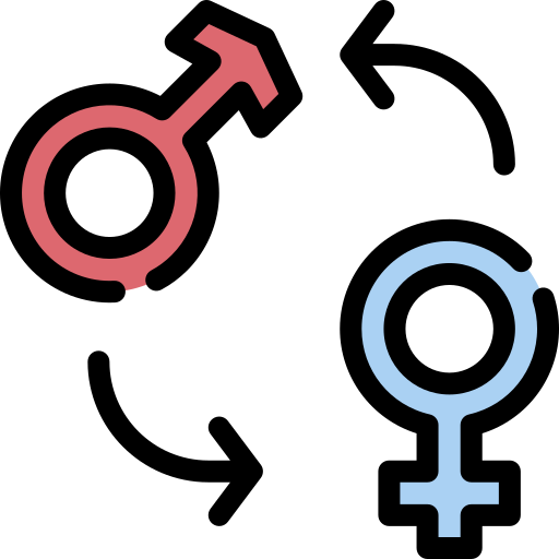 Sex Reassigment Generic Color Lineal Color Icon 