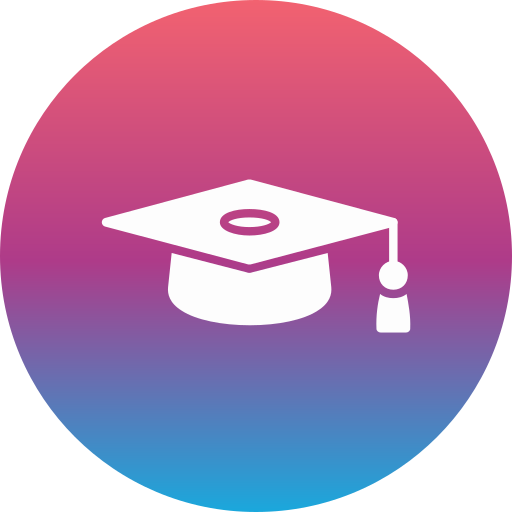 Mortarboard Generic gradient fill icon