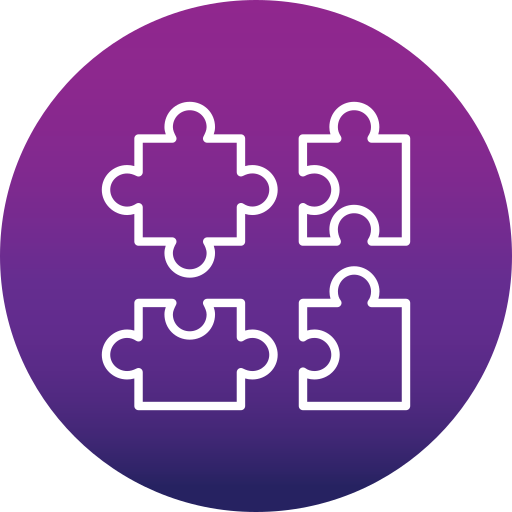 Puzzle Generic gradient fill icon