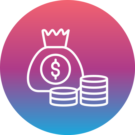 Money bag Generic gradient fill icon