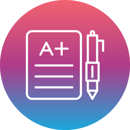 Exam Generic gradient fill icon