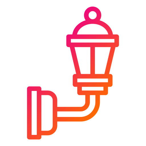 lámpara de pared icono gratis