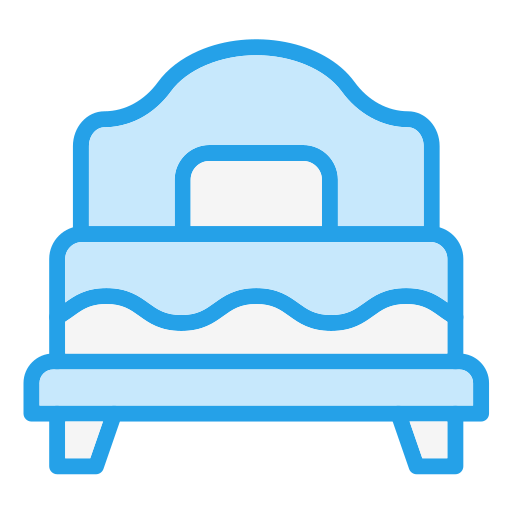 cama individual icono gratis