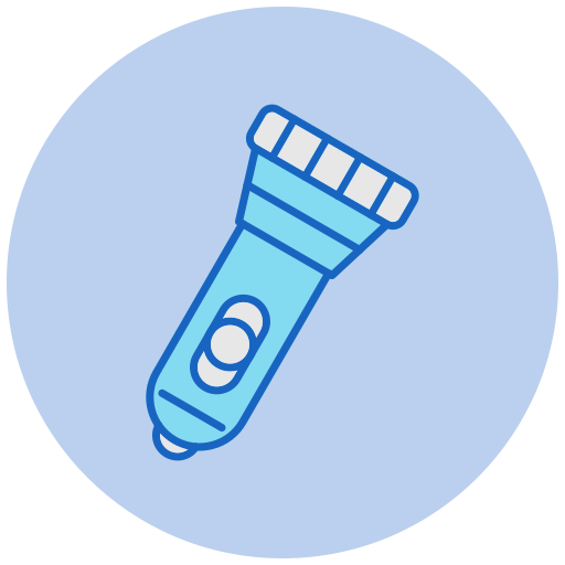 Flashlight Generic color lineal-color icon