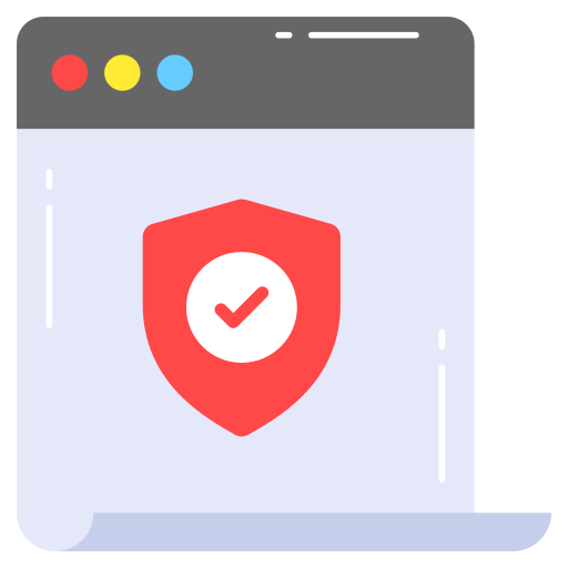 seguridad web icono gratis