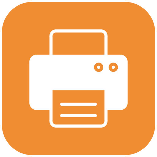 Printer Generic color fill icon