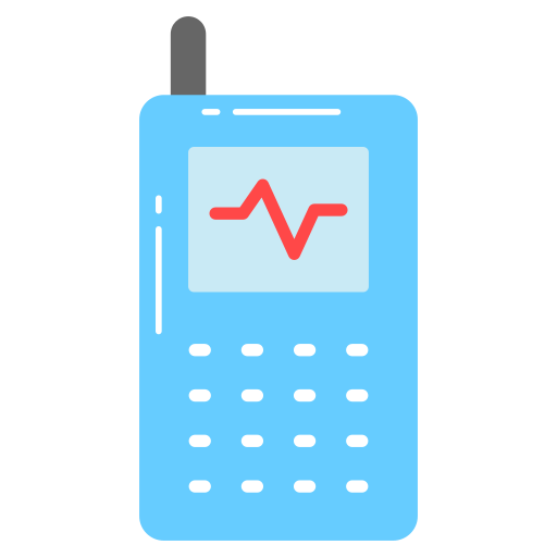 teléfono fijo icono gratis