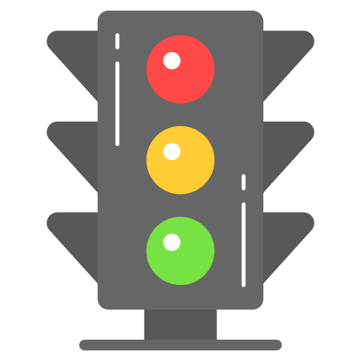 Traffic Light Generic color fill icon