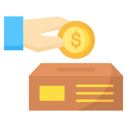 donación icono gratis