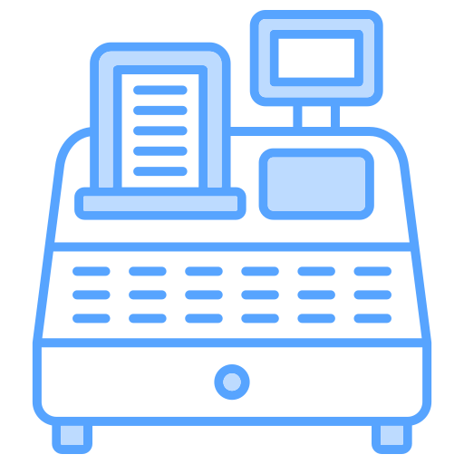 caja registradora icono gratis