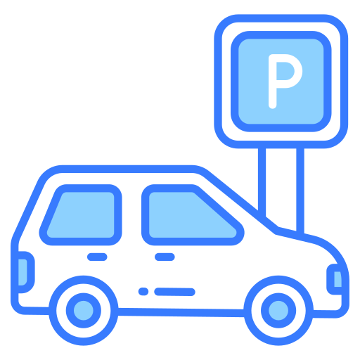 aparcamiento de coches icono gratis