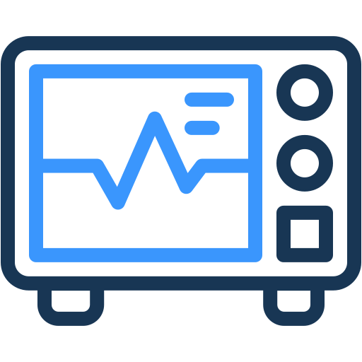 monitor de ecg icono gratis