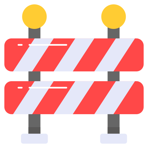 barricada icono gratis