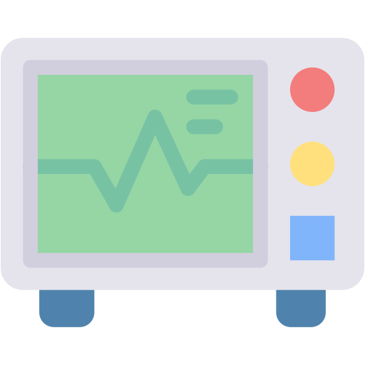 monitor de ecg icono gratis