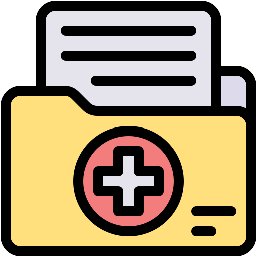 Medical record Generic color lineal-color icon