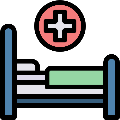 lit d'hôpital Icône gratuit lit d'hôpital Icône gratuit