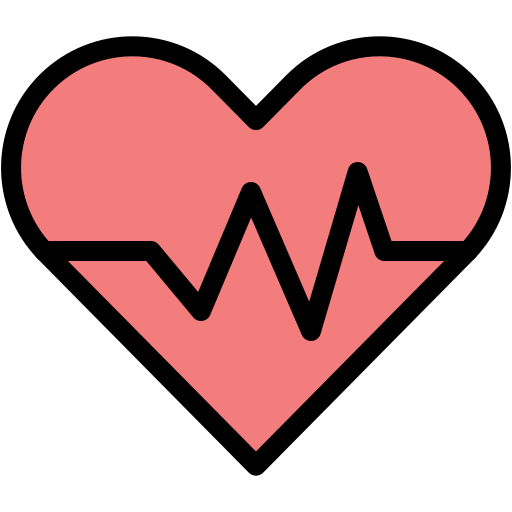 latido del corazón icono gratis